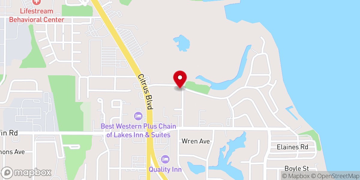 Map showing location of City Church