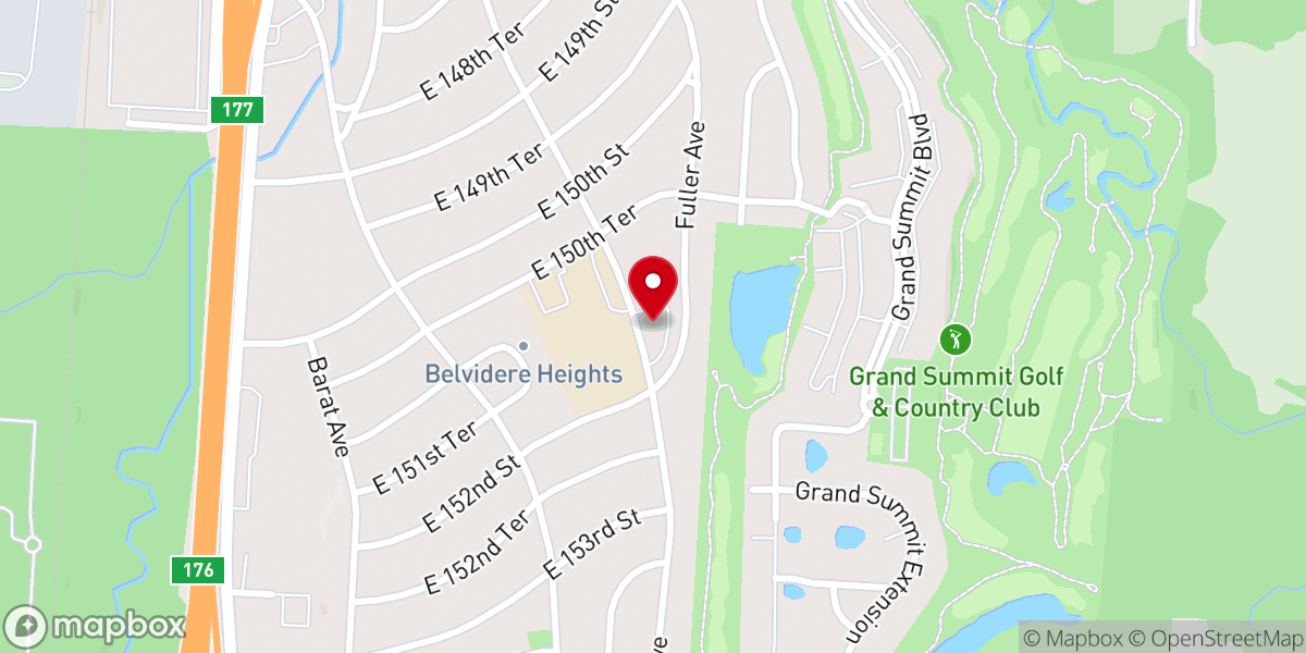 Map showing location of Overflow Church