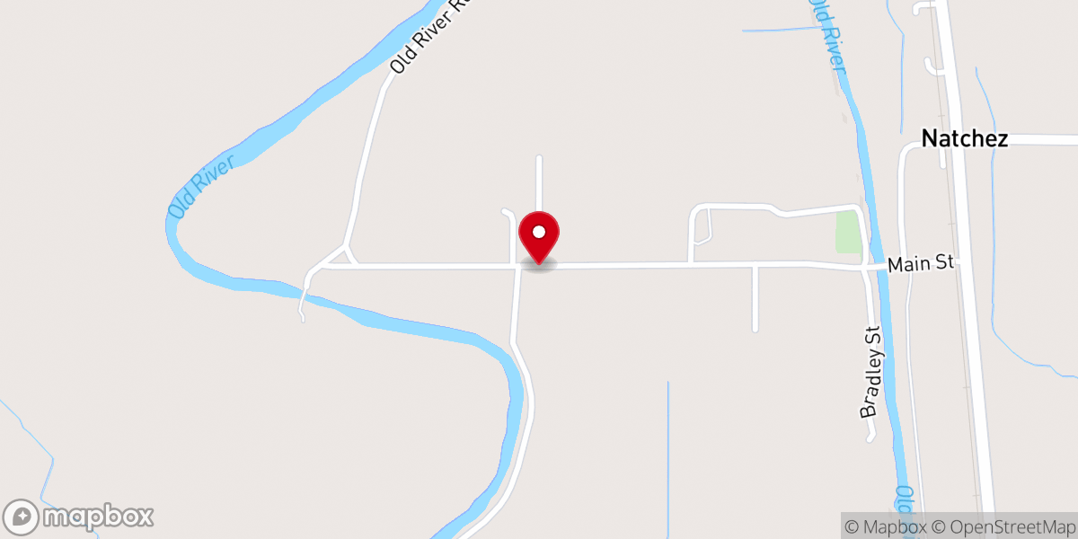 Map showing location of Caldwell Parish United Pent