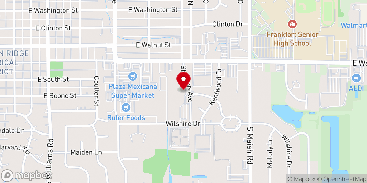 Map showing location of Saint Mary Catholic Church