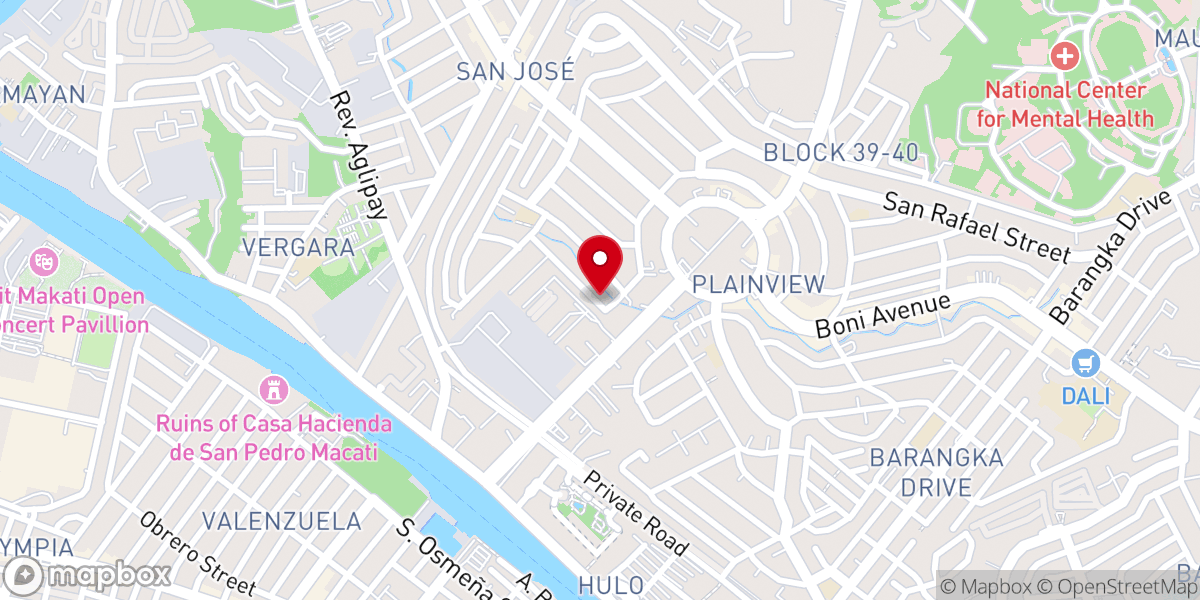 Map showing location of PNK - Dako ng Gazmin (Iglesia ni Cristo)