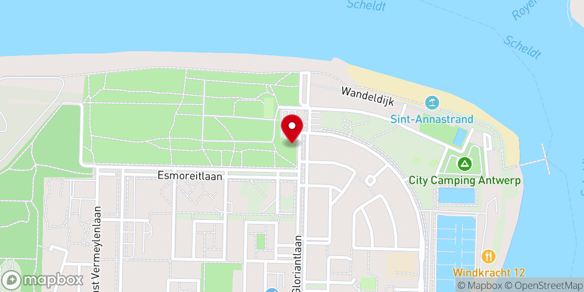 Map showing location of Kapelletje Onze-Lieve-Vrouw ter Schelde