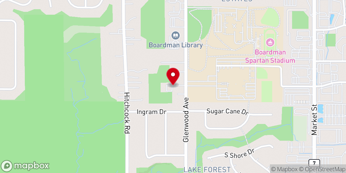 Map showing location of Glenwood Christian Fellowship