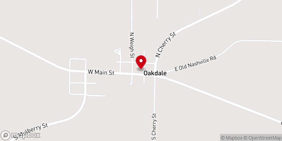 Map showing location of United Presbyterian Church