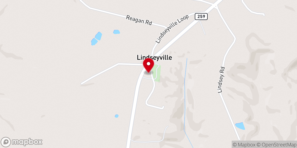 Map showing location of Midway United Missionary Baptist Church