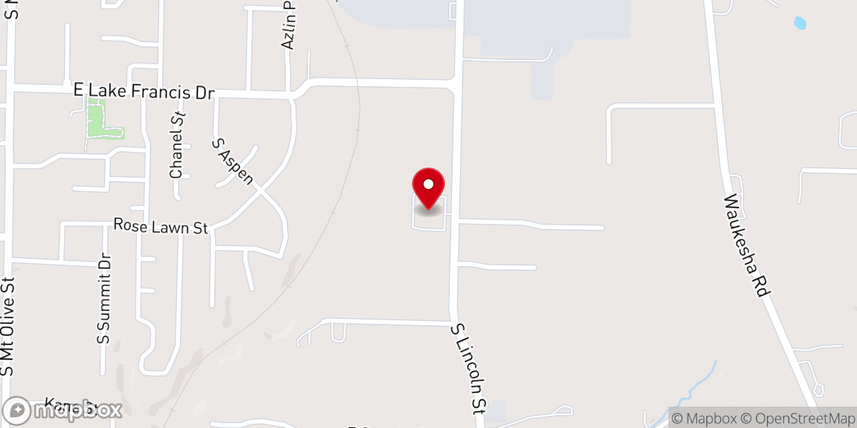 Map showing location of Trinity Pentecostal Church of God