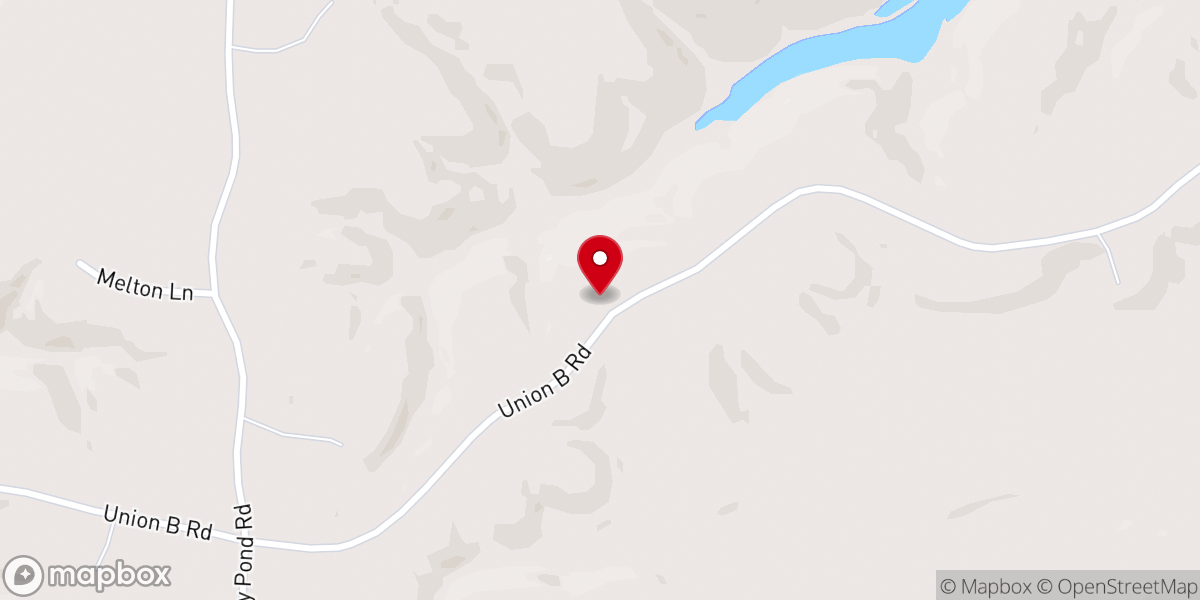 Map showing location of Union B Church
