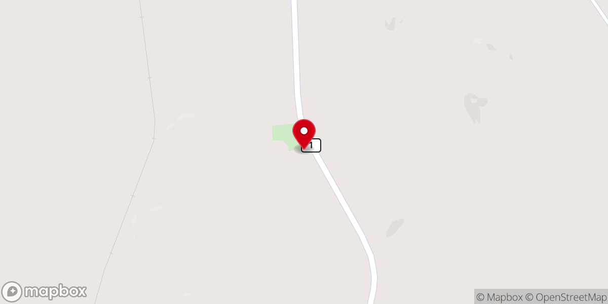 Map showing location of Rock Elvy Missionary Baptist Church