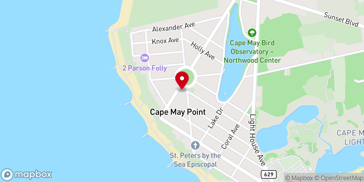 Map showing location of Union Church