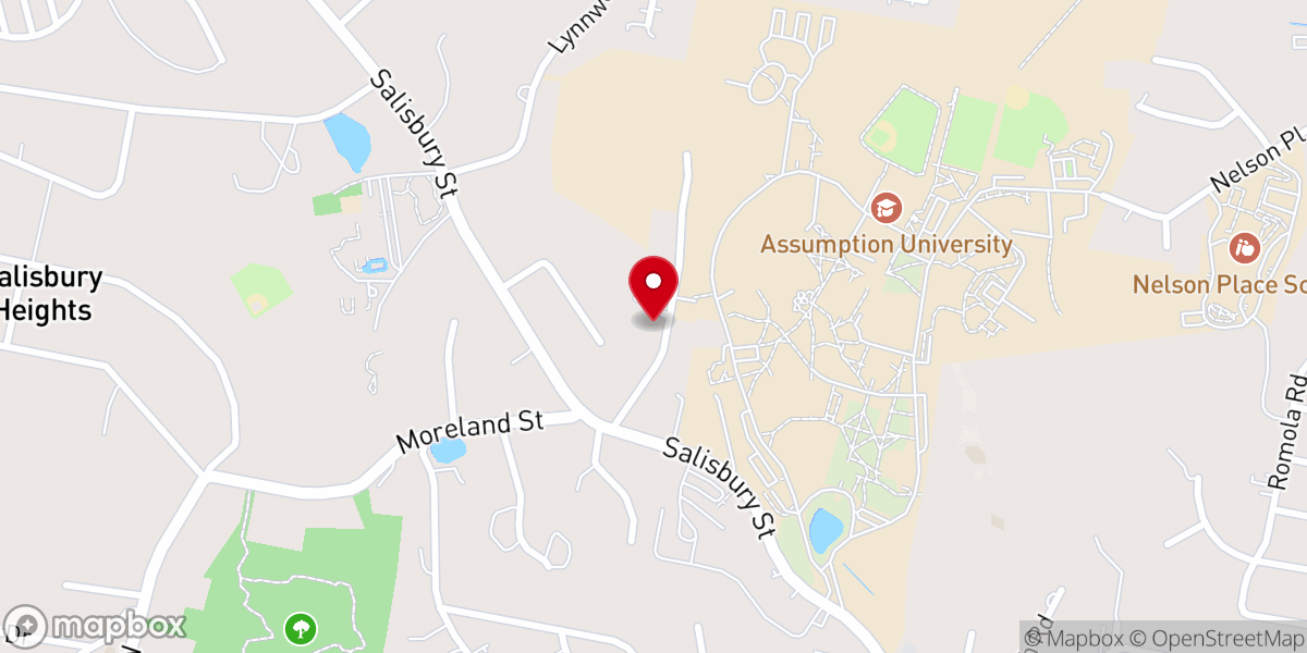 Map showing location of Religious of the Assumption