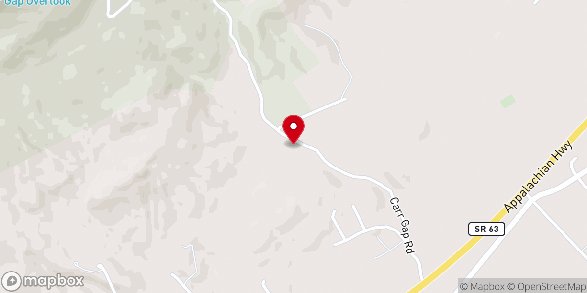 Map showing location of Speedwell Church of God