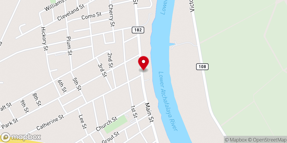 Map showing location of Patterson United Methodist Church