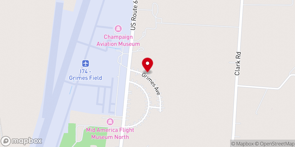 Map showing location of Perdue Ministries