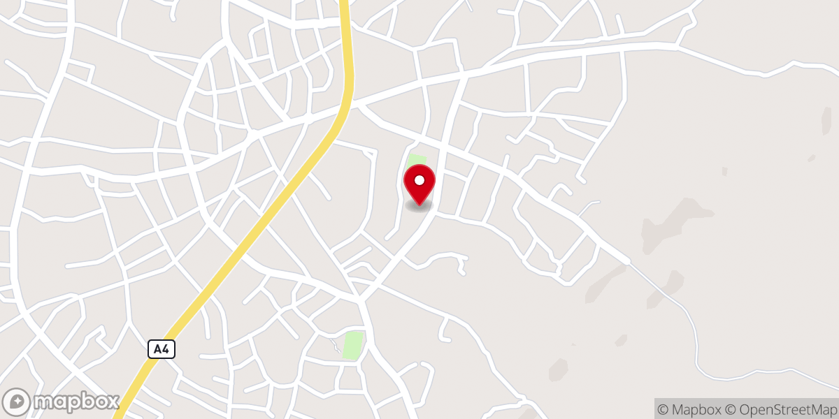 Map showing location of ST. PETER'S PARISH, UGEP