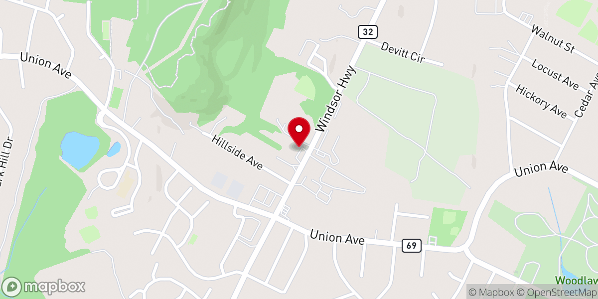 Map showing location of Redeemed christain church of God Living spring parish