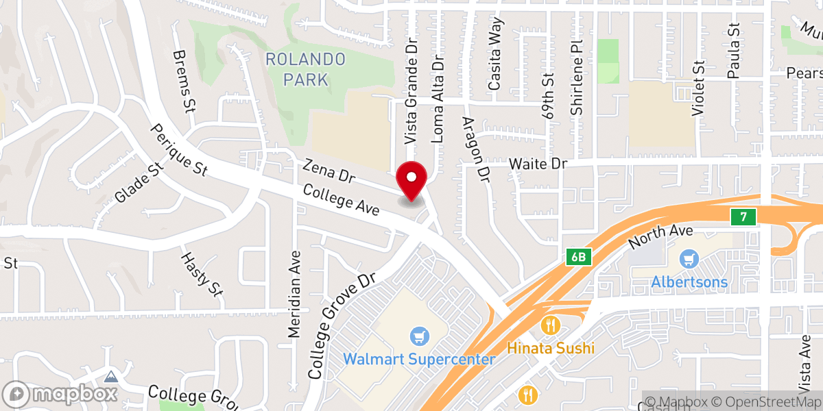 Map showing location of Reformed Presbyterian Church