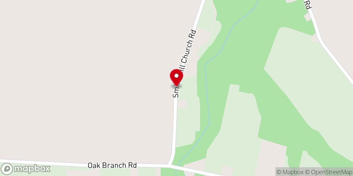 Map showing location of Brumbley Farms