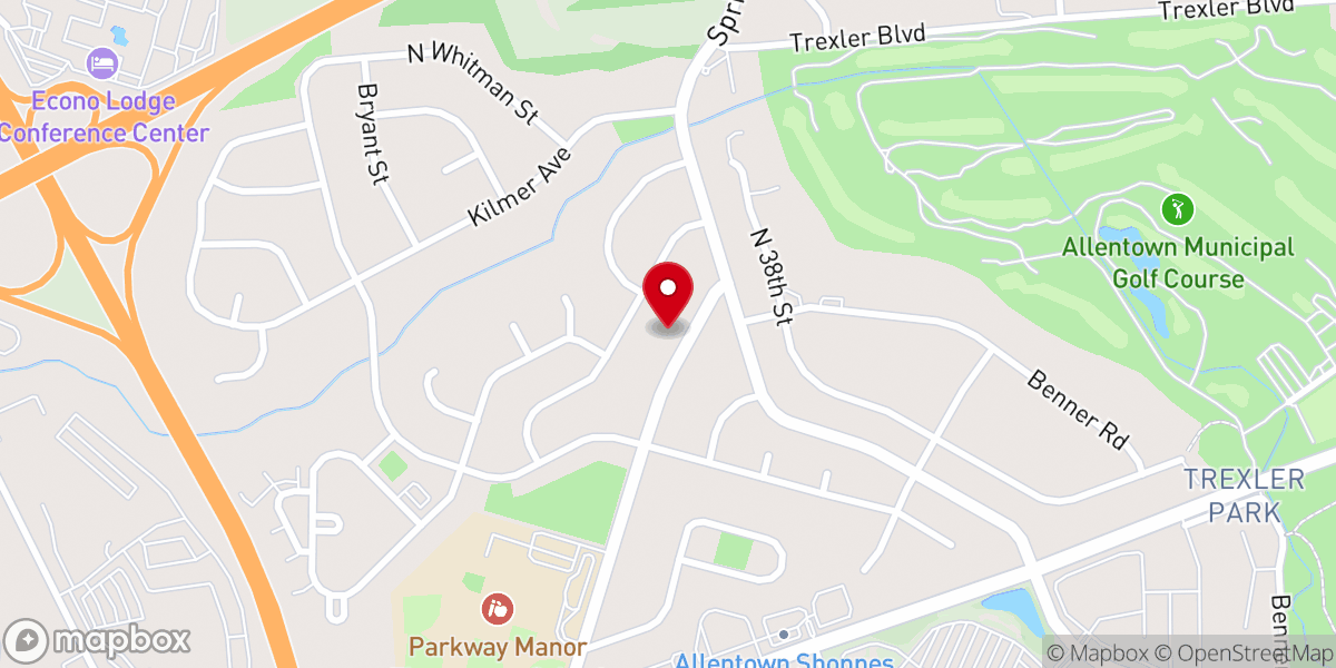 Map showing location of PA Conference Untd Methodist Church