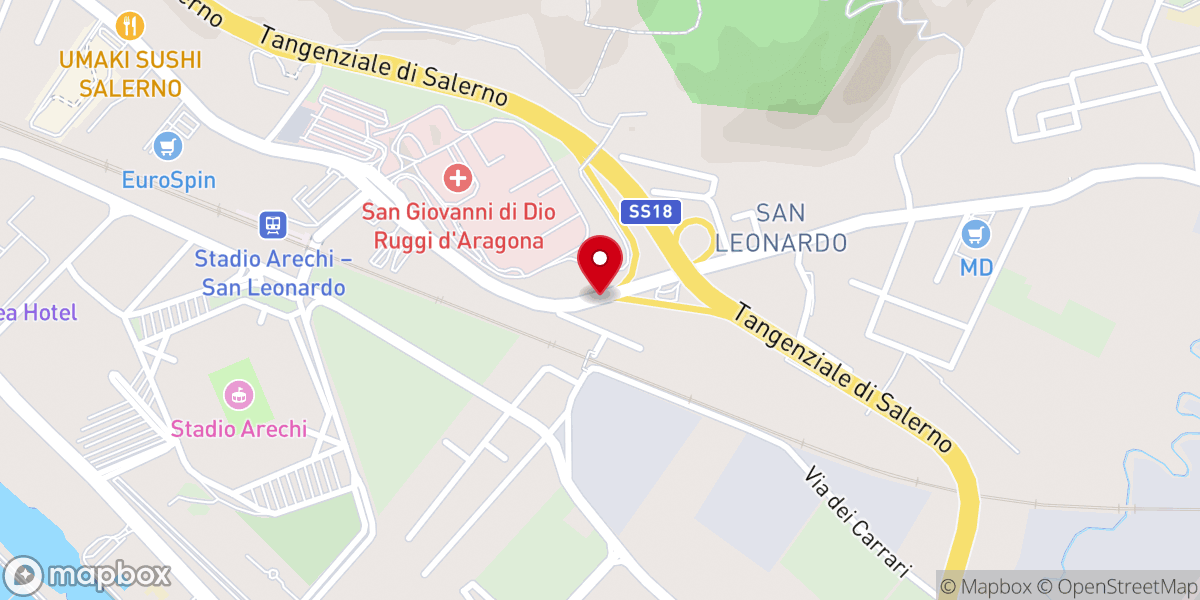 Map showing location of Chiesa di San Leonardo