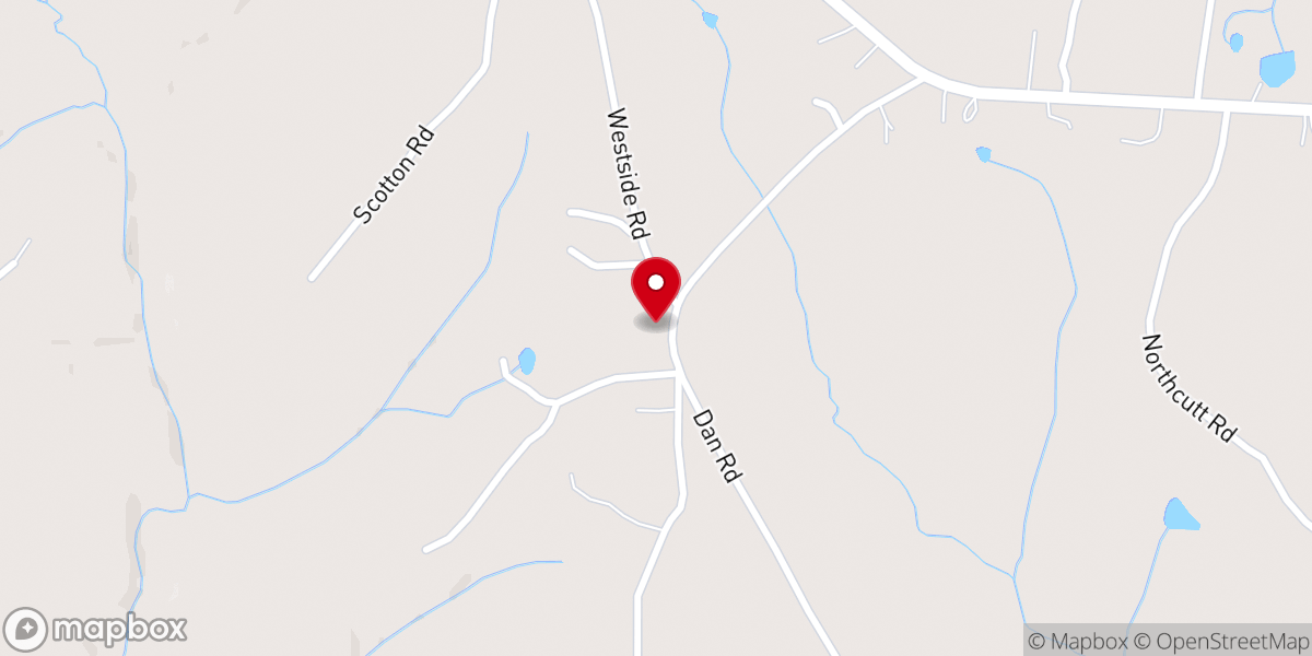 Map showing location of Longleaf Church