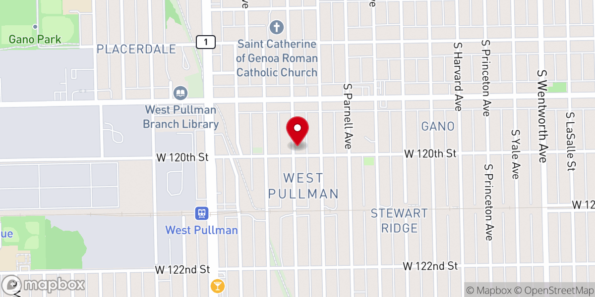 Map showing location of Lively Stone Apostolic Church Of God