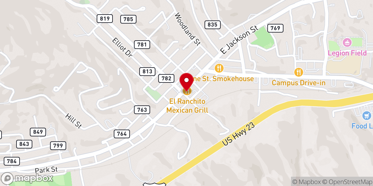 Map showing location of Copper Creek Community Church