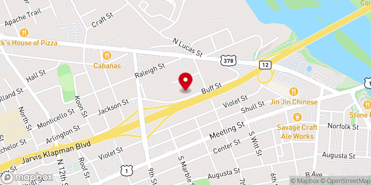 Map showing location of Holy Apostles Orthodox Church