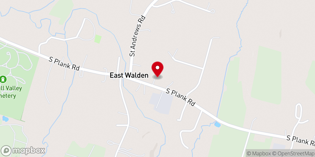 Map showing location of Freedom Road Bible Church