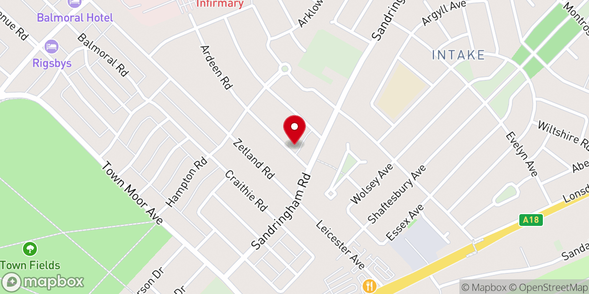 Map showing location of Ardeen Road United Reformed Church