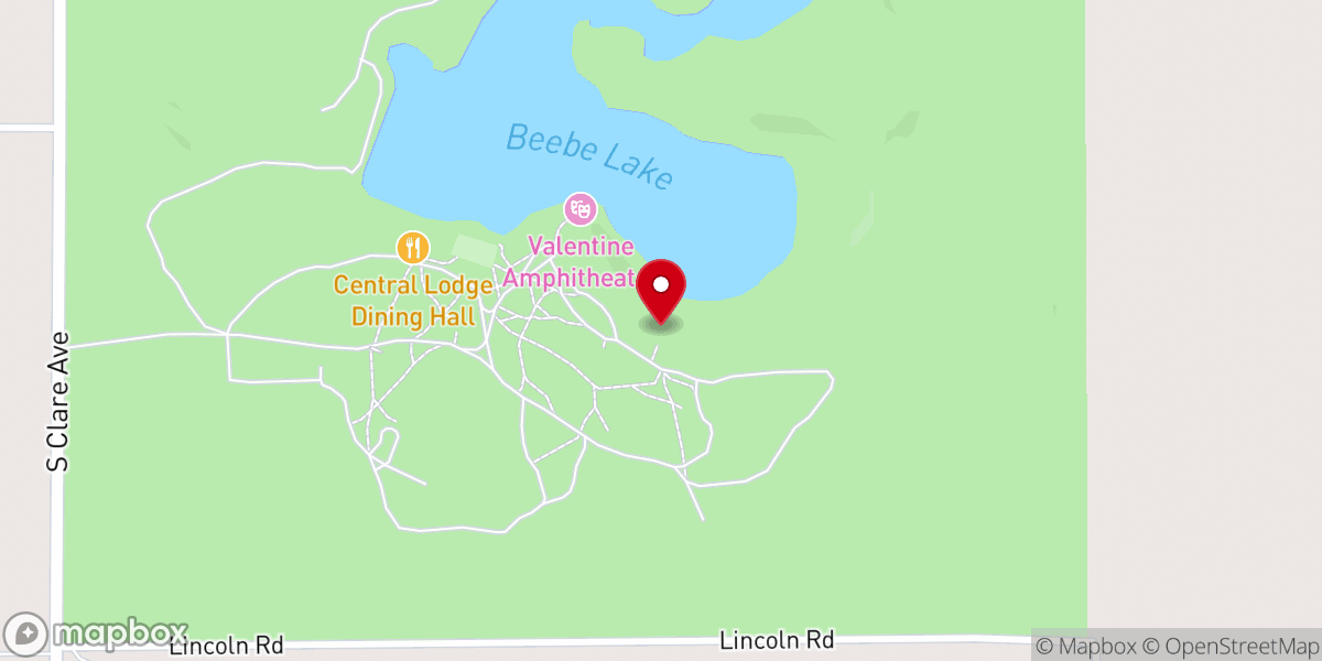 Map showing location of Frank N. Andersen Chapel