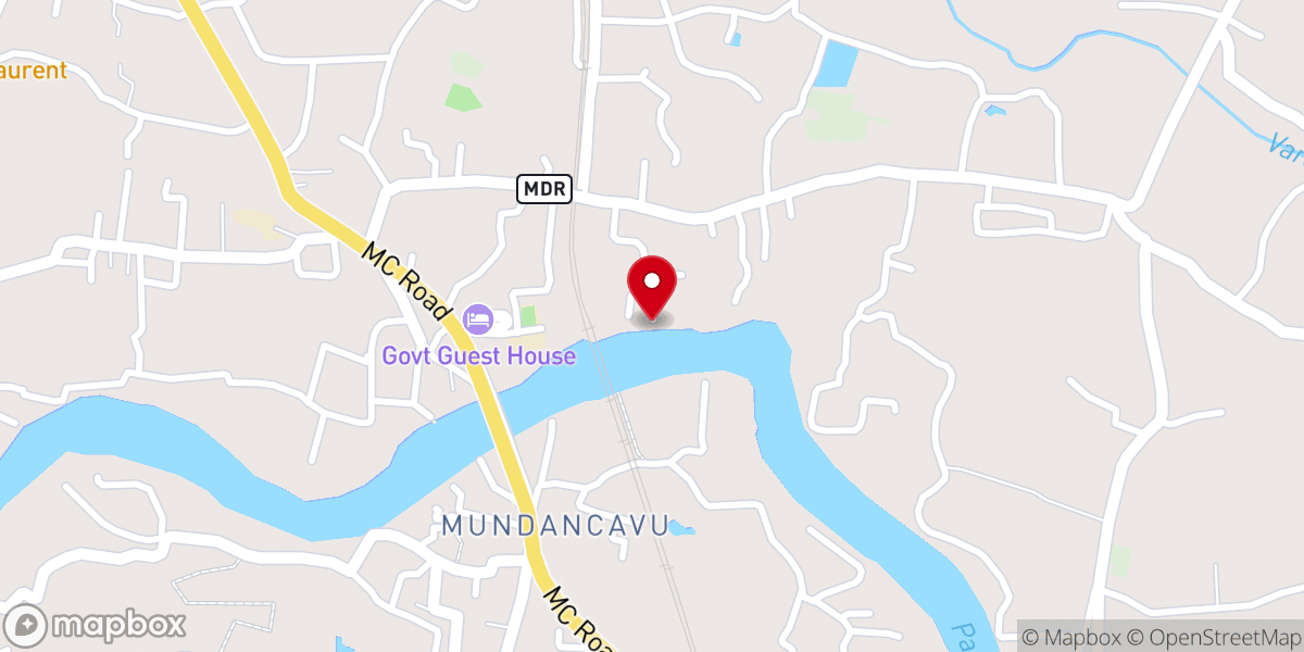 Map showing location of KALLISSERY KADAVIL MALIKA