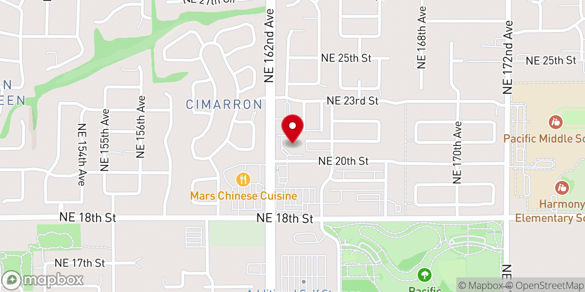 Map showing location of Unity Family Church