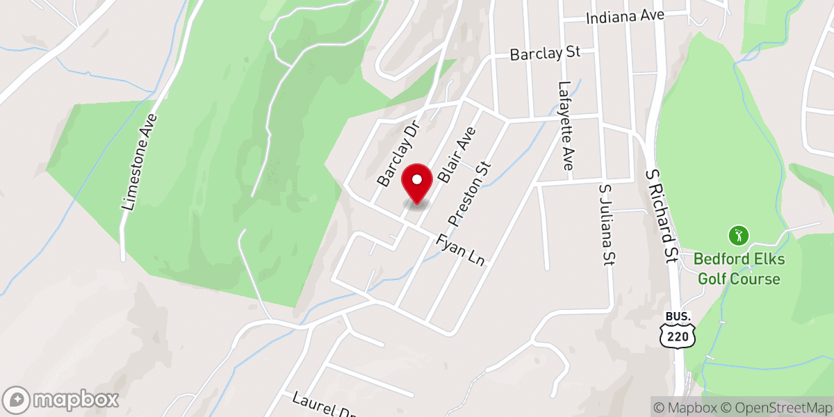Map showing location of Short Raymond E