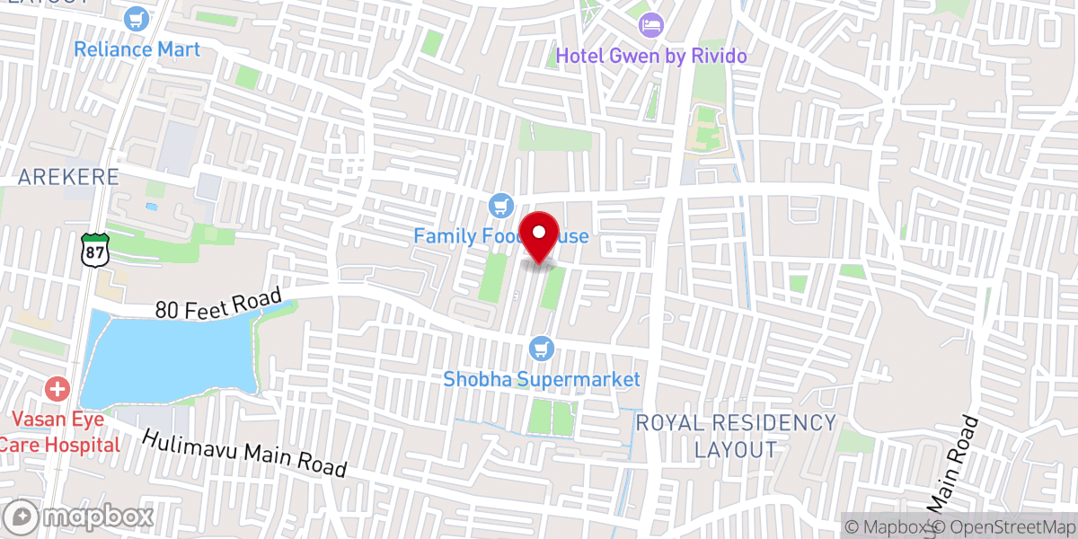 Map showing location of Church Of Christ