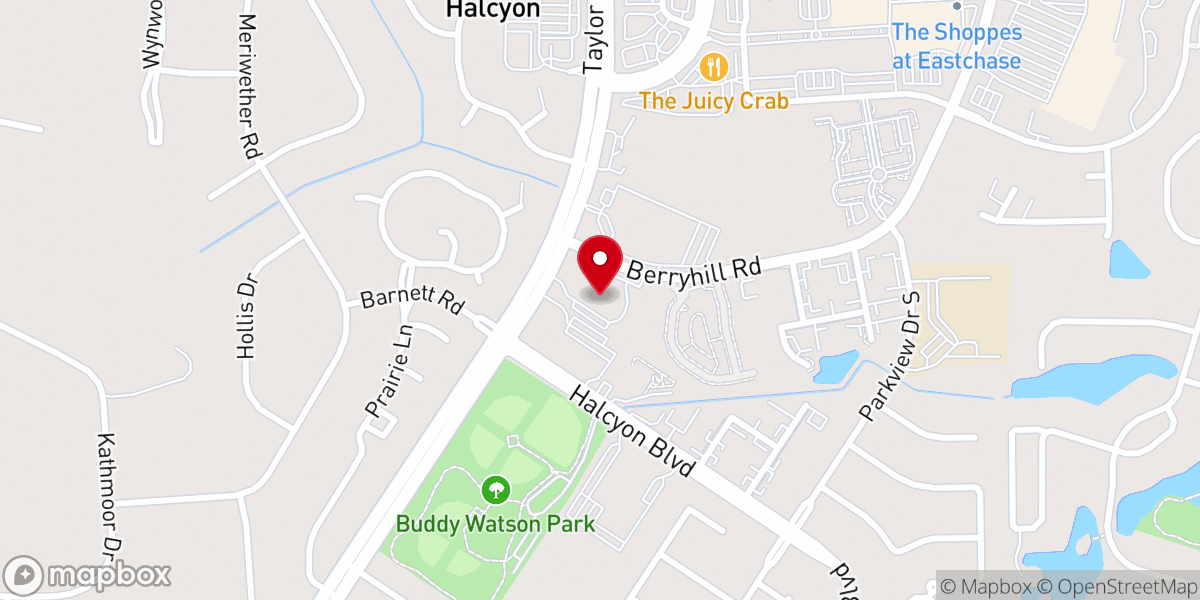 Map showing location of First Christian Church