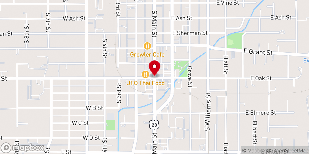 Map showing location of New Beginnings