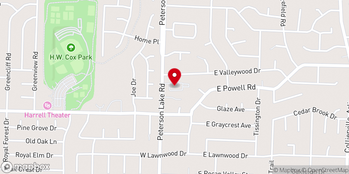 Map showing location of Truth Fellowship Chinese Church