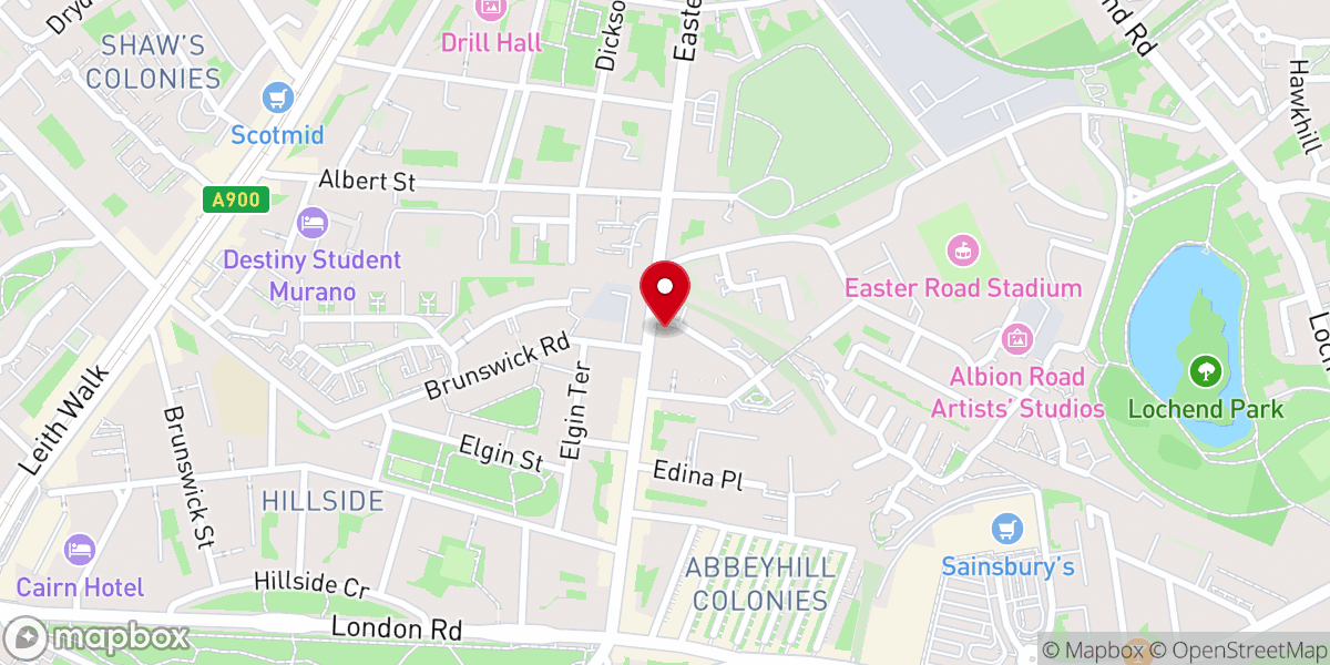 Map showing location of Saint Margaret's Episcopal Church
