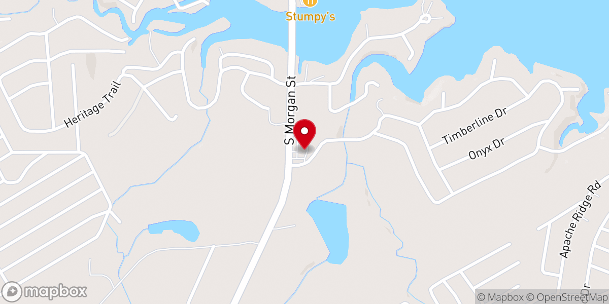 Map showing location of Pure Praise Church
