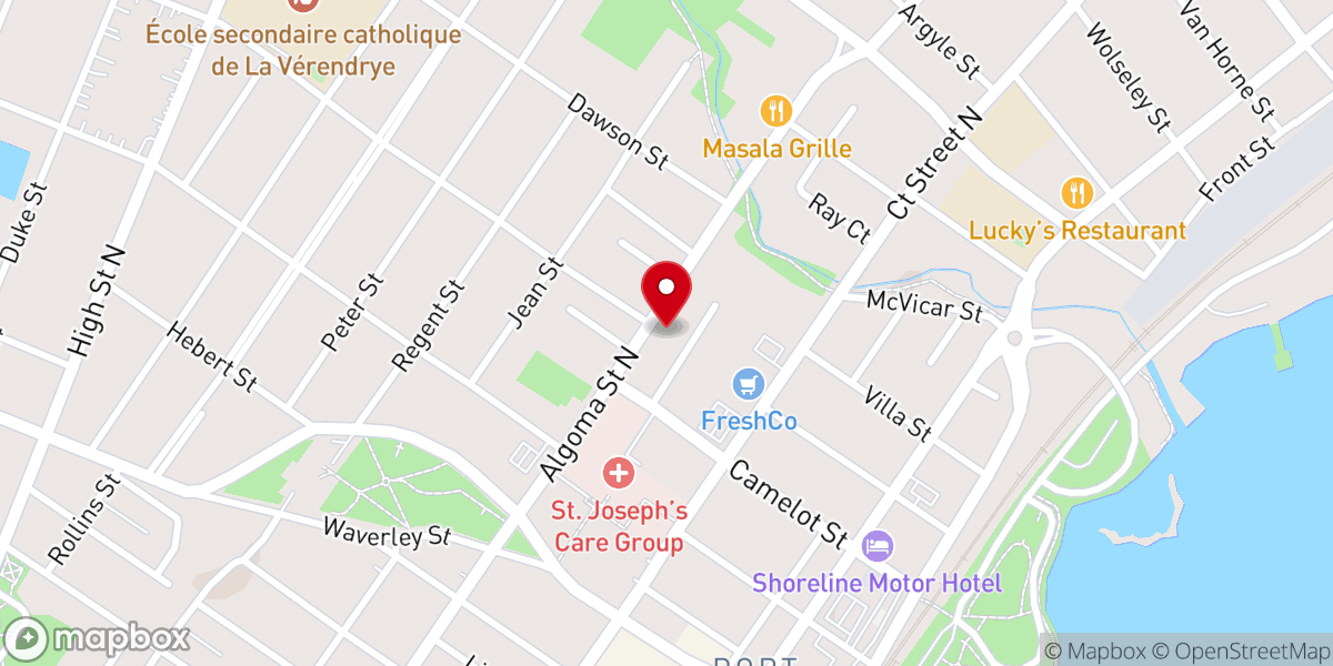 Map showing location of St Mary Our Lady Queen of Poland Parish