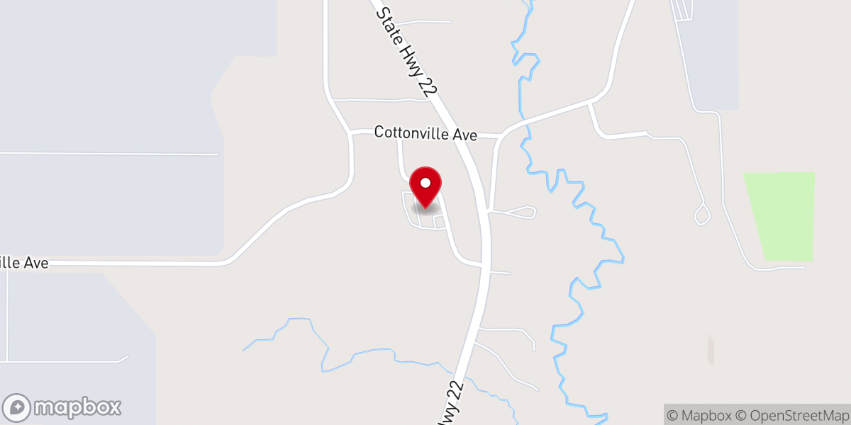 Map showing location of Grace United Methodist Church