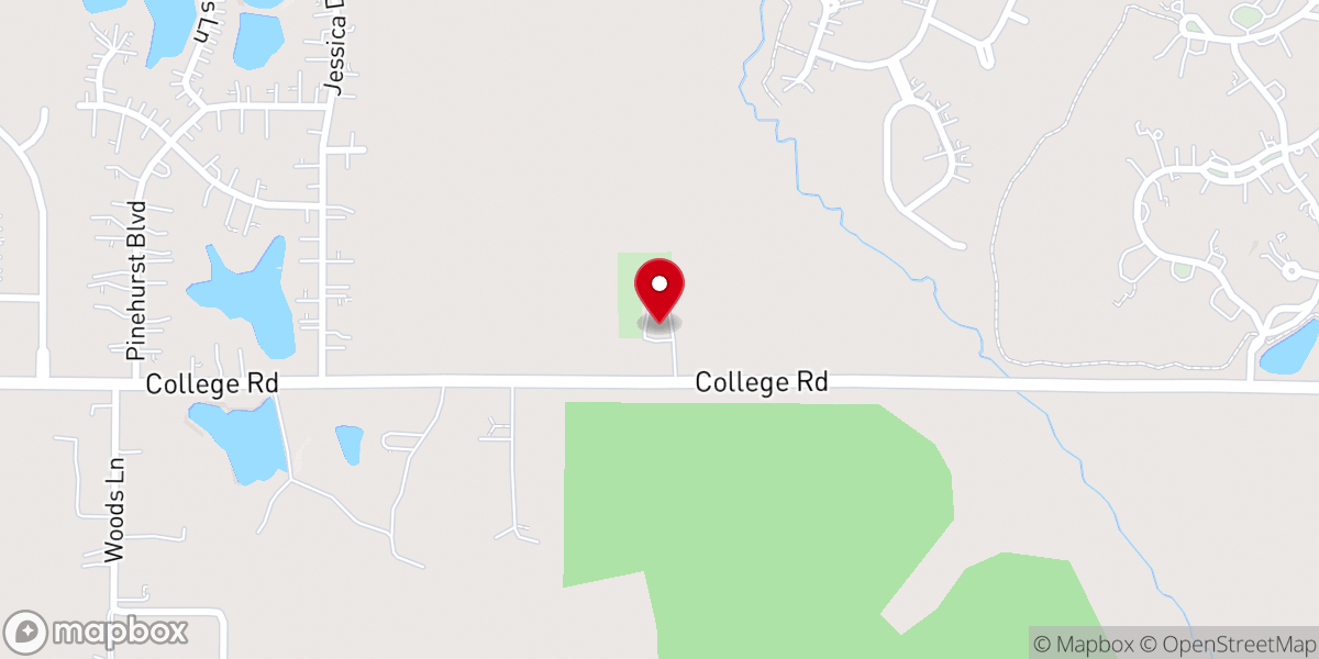Map showing location of Shiloh Missionary Baptist Church