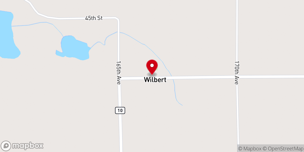 Map showing location of St Paul's Lutheran Church