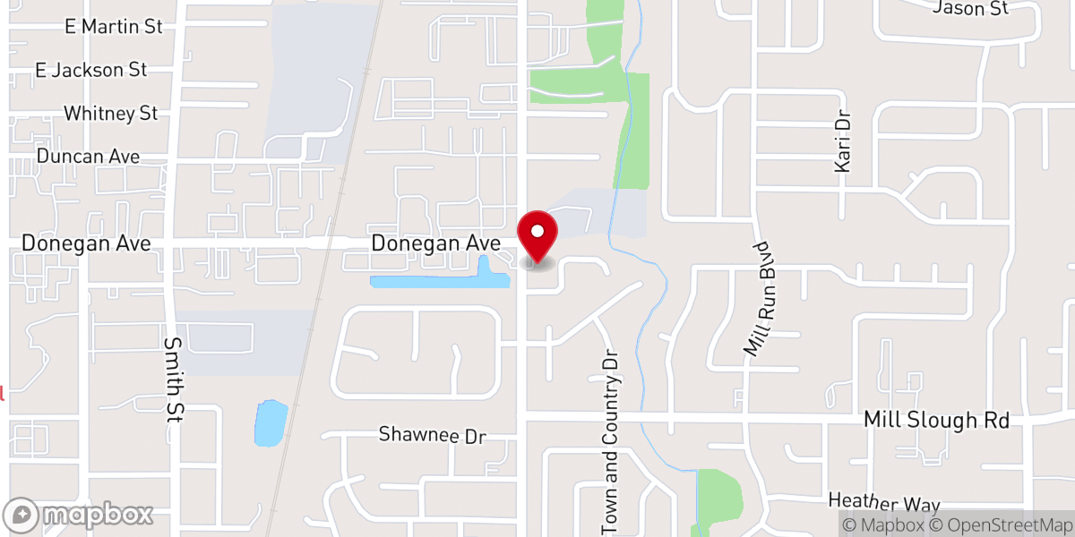 Map showing location of Kissimmee Brazilian Church