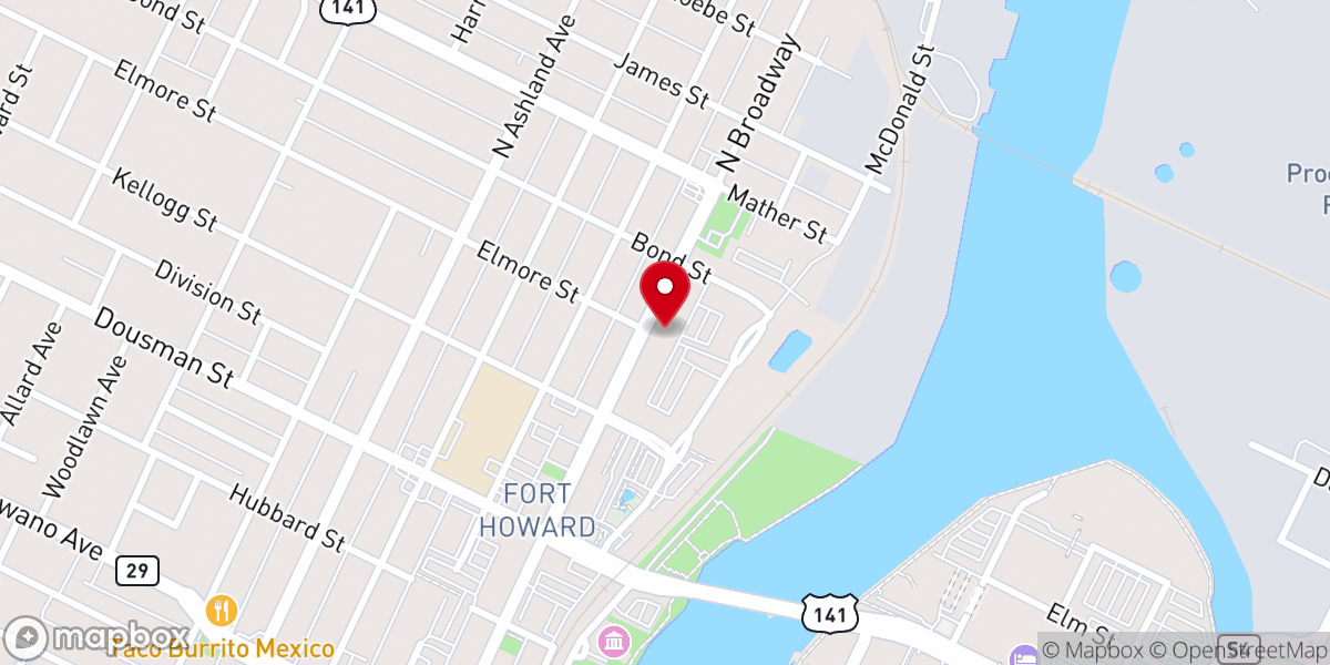 Map showing location of CRE8 Church