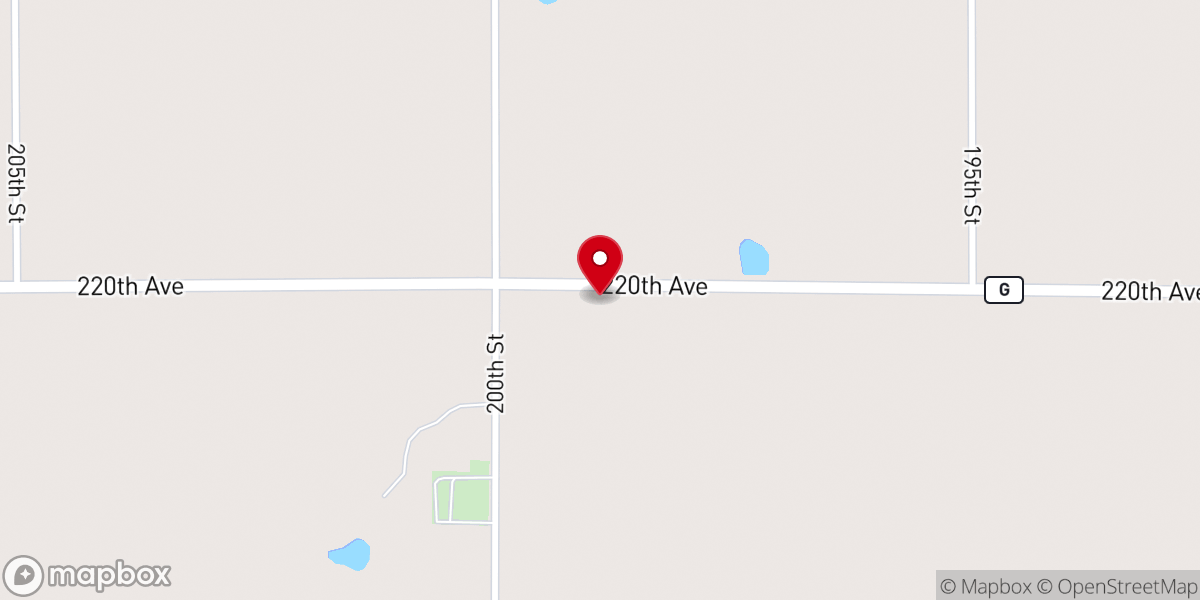 Map showing location of North Valley Lutheran Church