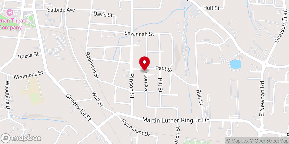 Map showing location of Celebration-Praise Life Center