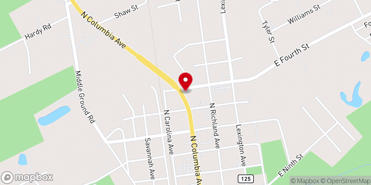 Map showing location of River of Life Ministries