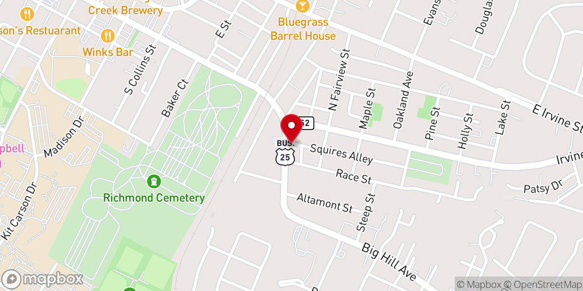 Map showing location of Lionheart Ministries Community Outreach