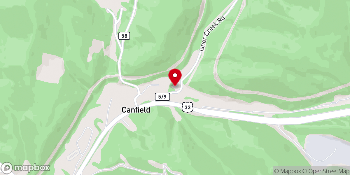 Map showing location of Wayside United Methodist Church